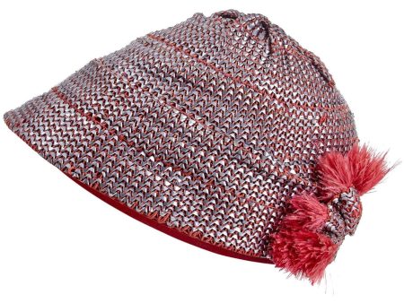 Original 1920 s Flapper Cloche Hat With Metal Raffia Weave and Feather Trim Online Hot Sale