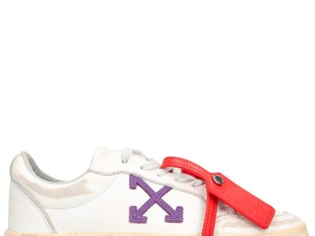 Womens Off-White Distressed Vulcanised Trainers Discount