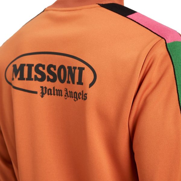 Palm Angels x Missoni Orange Track Jacket Online now