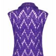 1960s Jo Giovanni Italian Boutique Purple Knit Dress Sale