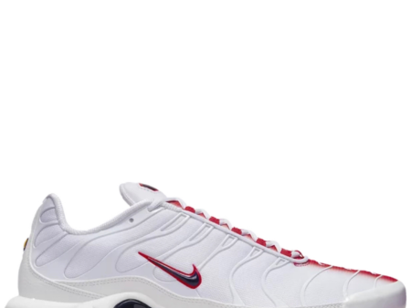 Air Max Plus Tuned White University Red For Sale