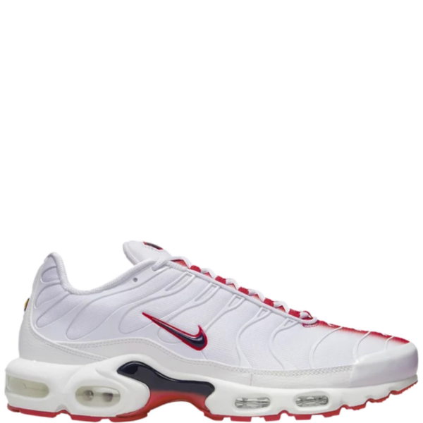 Air Max Plus Tuned White University Red For Sale