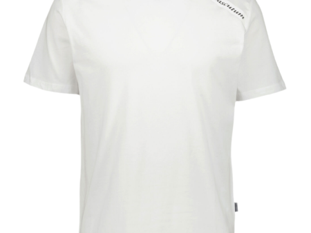 Aquascutum White Logo T-Shirt Cheap