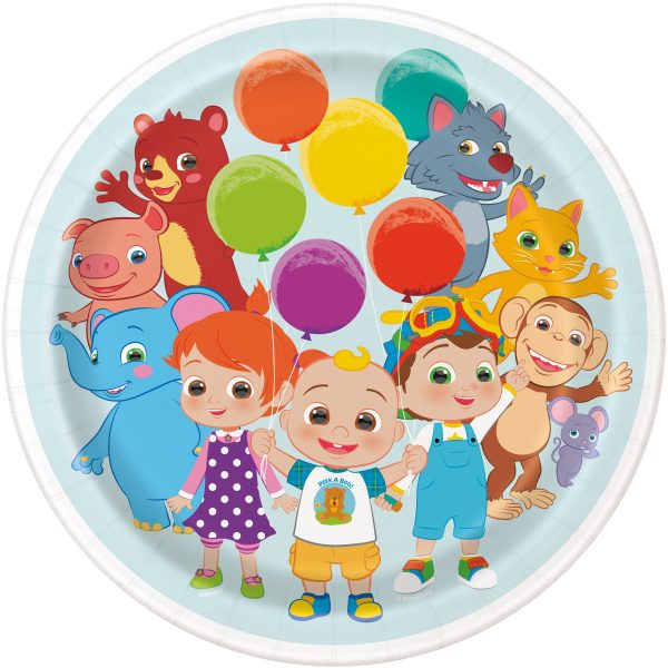 Cocomelon Round 9  Dinner Plates, 8ct Discount