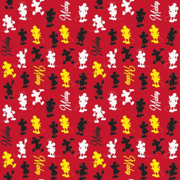 Disney Mickey Mouse Gift Wrap, 30  x 5 ft For Sale