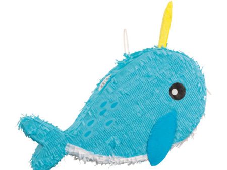 Narwhal Shaped Drum Pinata Supply