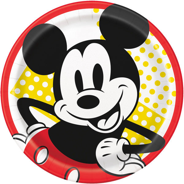 Disney Mickey Mouse Round 9  Dinner Plates, 8ct Sale