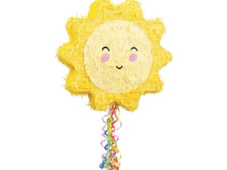 Smiling Sun Shaped Drum Pinata For Discount