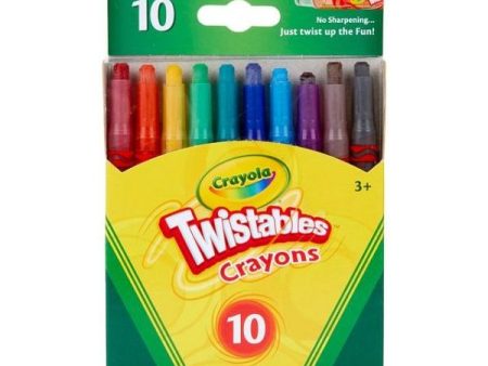 Crayola 10 Ct Mini Twistables Crayons (24) For Cheap