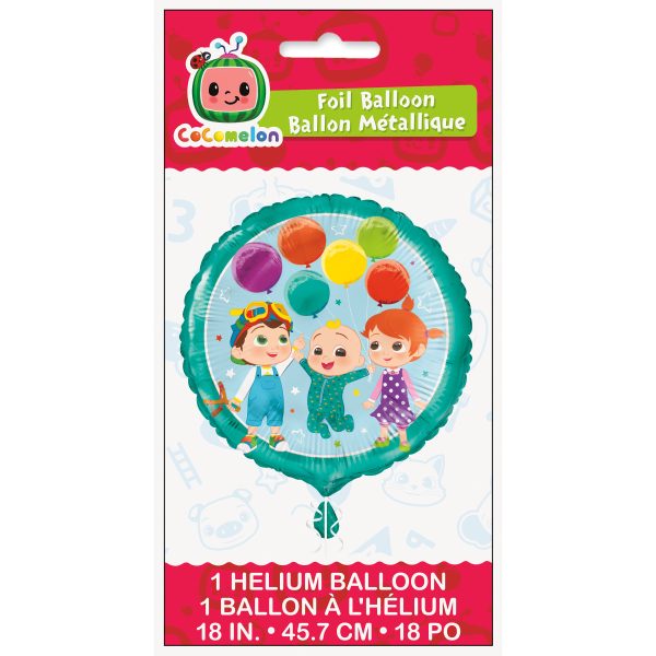 Cocomelon Round Foil Balloon 18 , Packaged For Discount