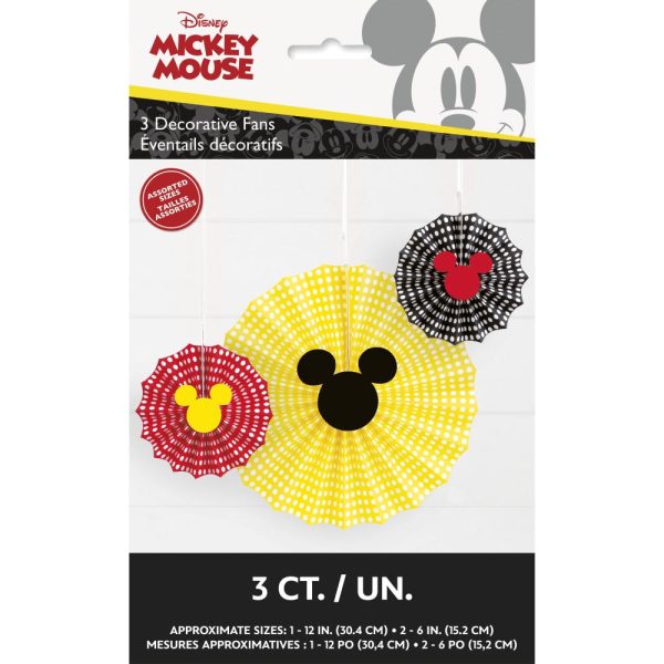 Disney Mickey Mouse Paper Fan Decoration Kit Fashion