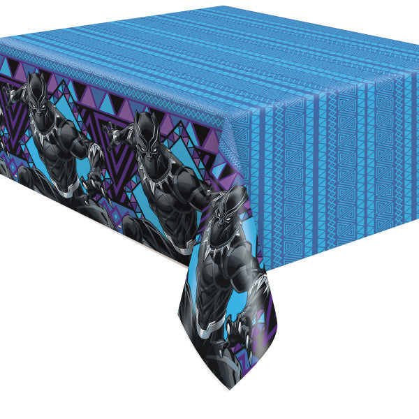 Black Panther Rectangular Plastic Table Cover, 54  x 84  Online now