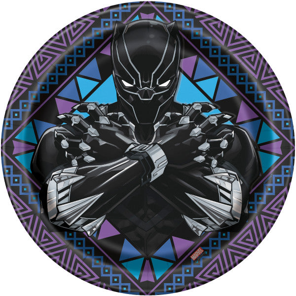 Black Panther Round 9  Dinner Plates, 8ct Online Sale