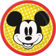 Disney Mickey Mouse Round 7  Dessert Plates, 8ct Online now